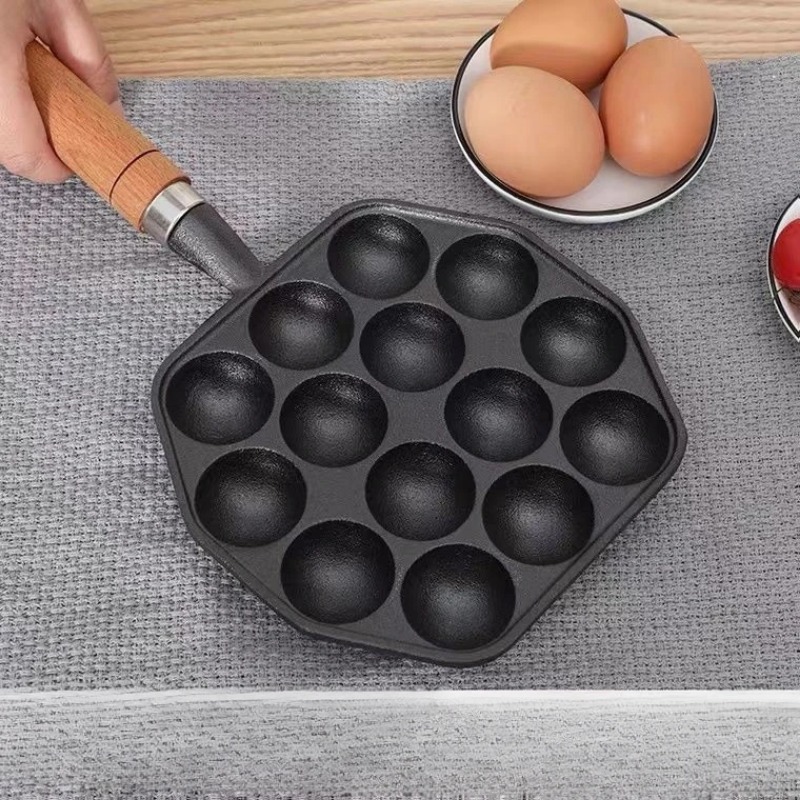 Baking Takoyaki Pan 14 Holes G - đánh giá và giá Cast Iron Corn