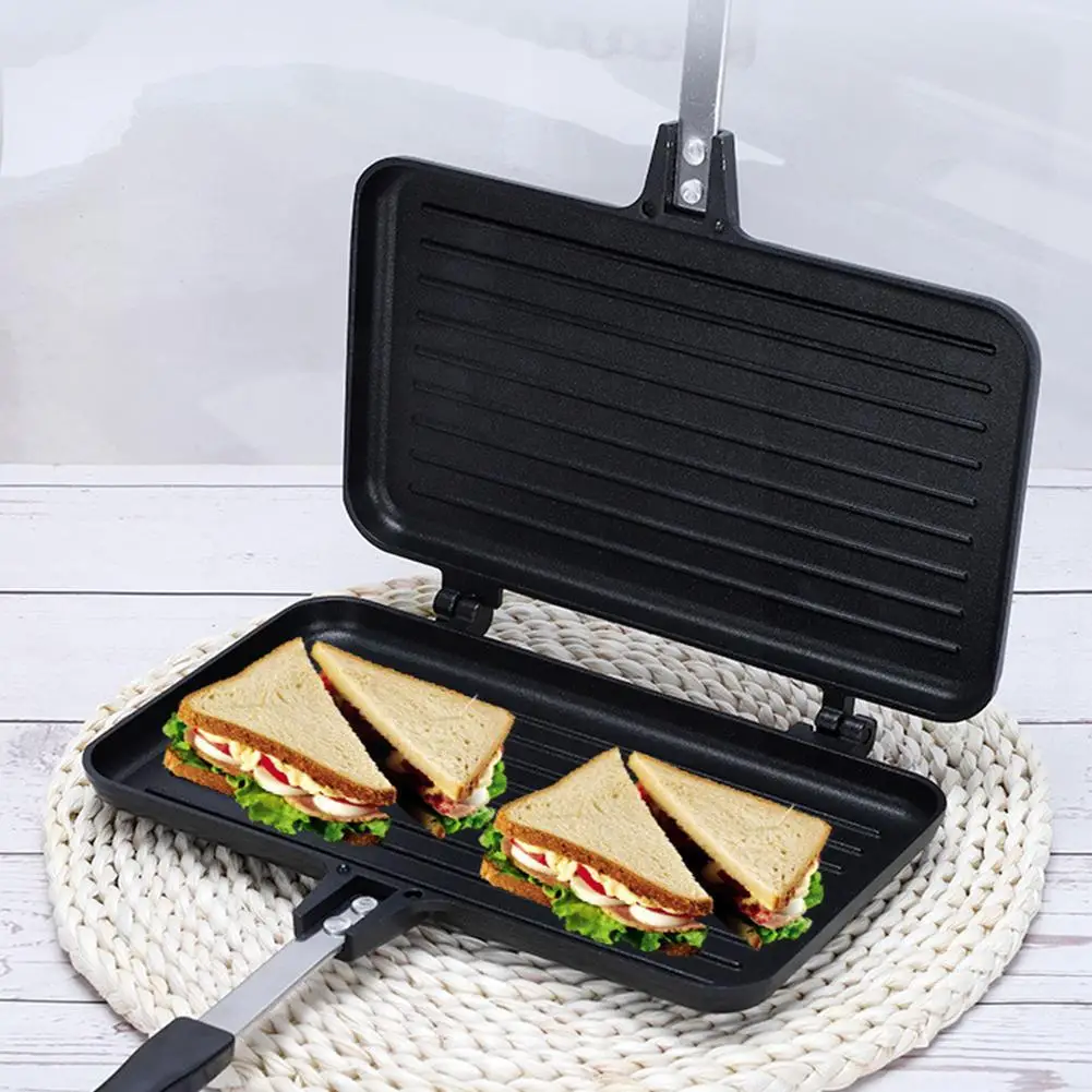 Double-Sided Frying Pan Non-St - đánh giá và giá Cast Iron Corn